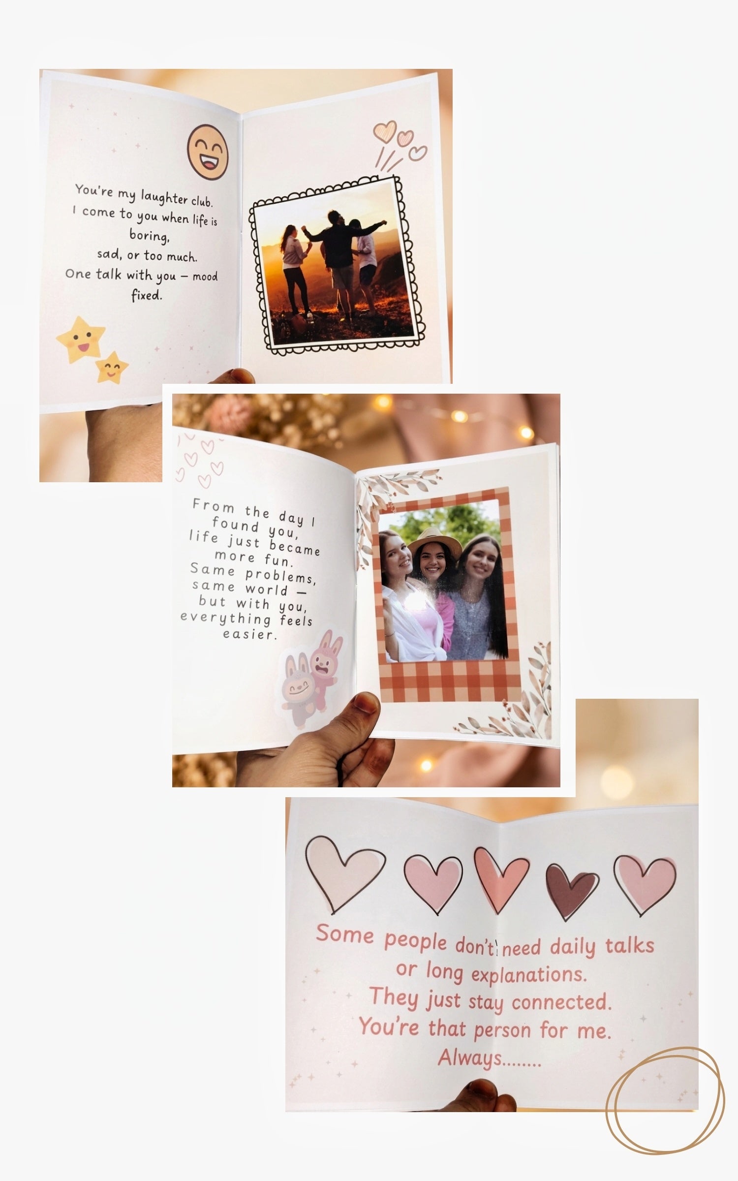 Sakhi – A Beautiful Bond of Friendship | Personalized 5x7 Frame & A6 Diary Gift Set