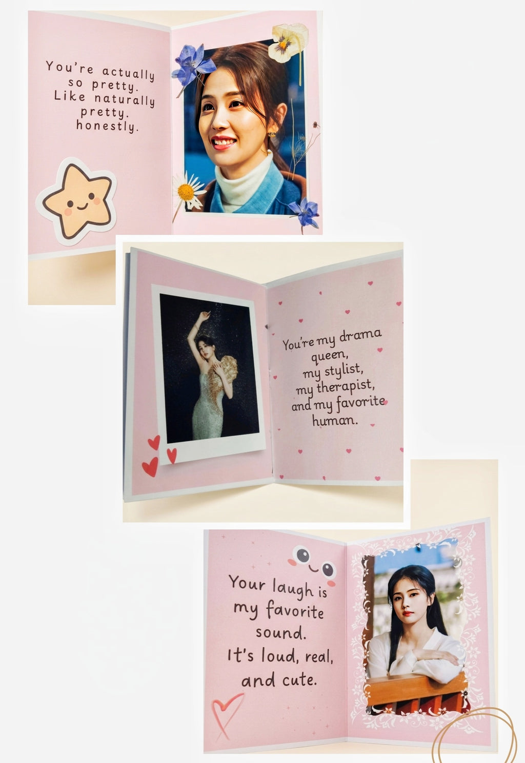 Pookie – Cute Personalized Photo Frame & Mini Diary Set (Custom Gift)