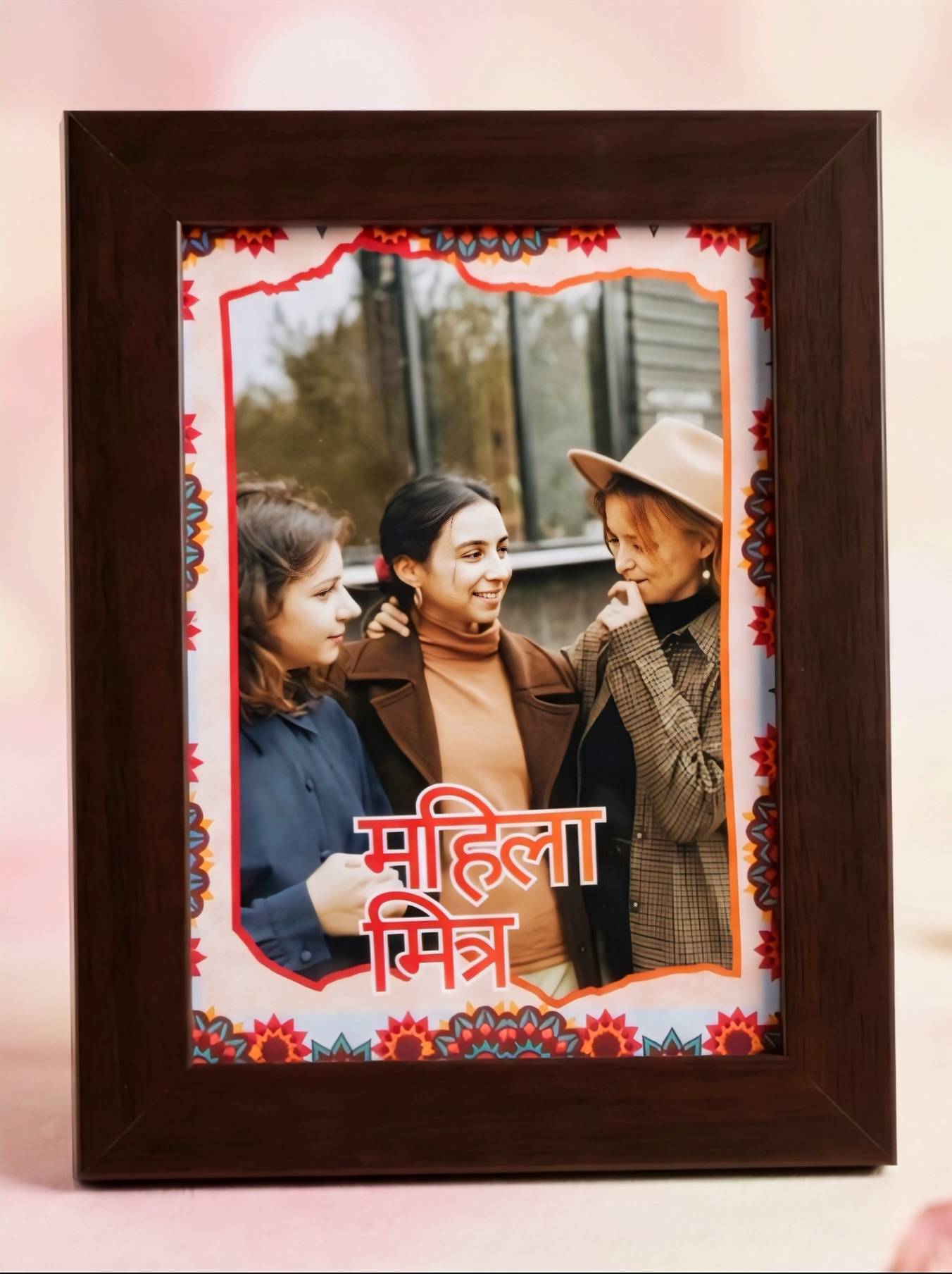 Sakhi – A Beautiful Bond of Friendship | Personalized 5x7 Frame & A6 Diary Gift Set